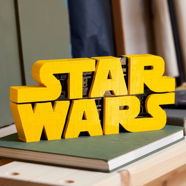LEGO Star Wars 75407 Star Wars Logo made from bricks