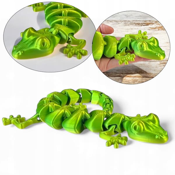 29 cm decorative figurine – MOVABLE 3D lizard – Children’s Day Flexi