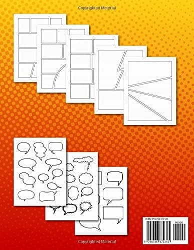 Blank Comic Book: Create Your Own Comics – 40+ Unique Template Designs wi