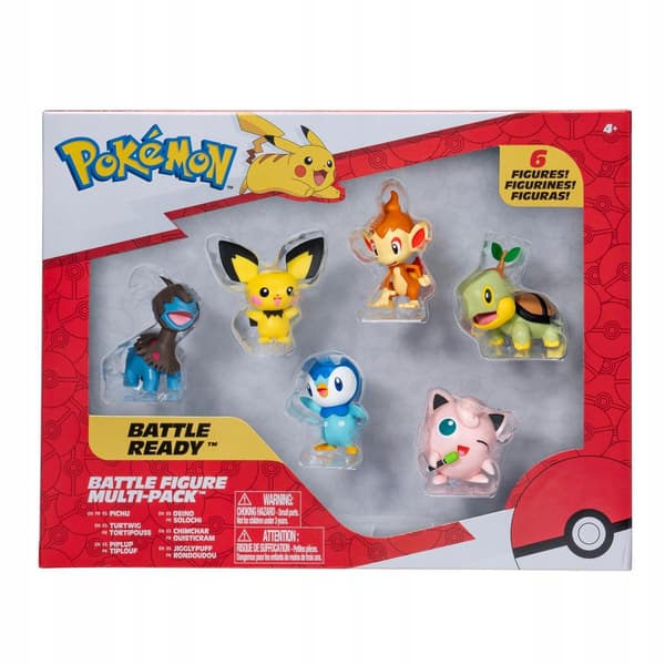Pokémon: 6 Battle Figures