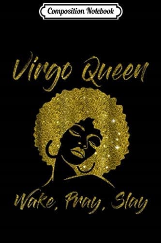 Composition Notebook: Virgo Zodiac Retro Gift Premium Journal/Notebook, Blank
