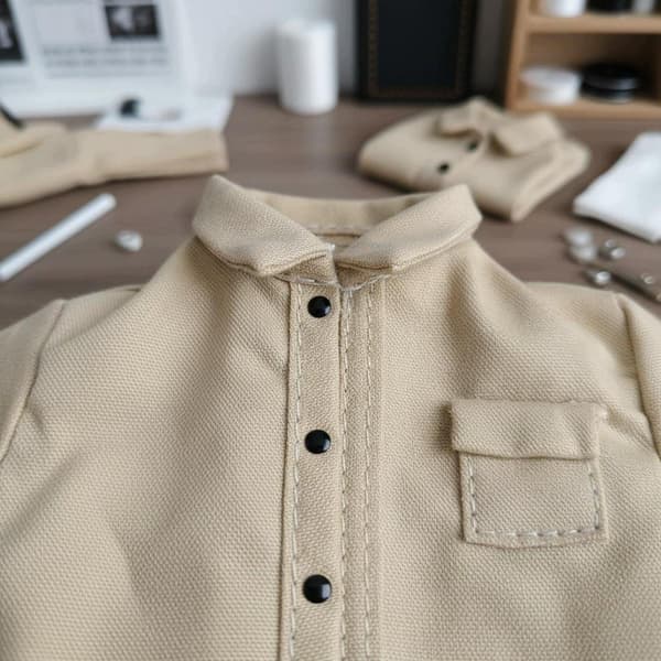 Lalka Long-sleeved shirt, khaki, sizes 1–12