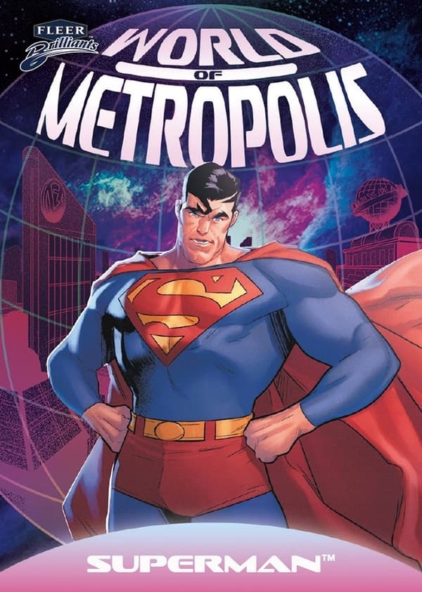 Superman 2025 Cards – Upper Deck Fleer Brilliant RETRO DC COMICS Mega Box