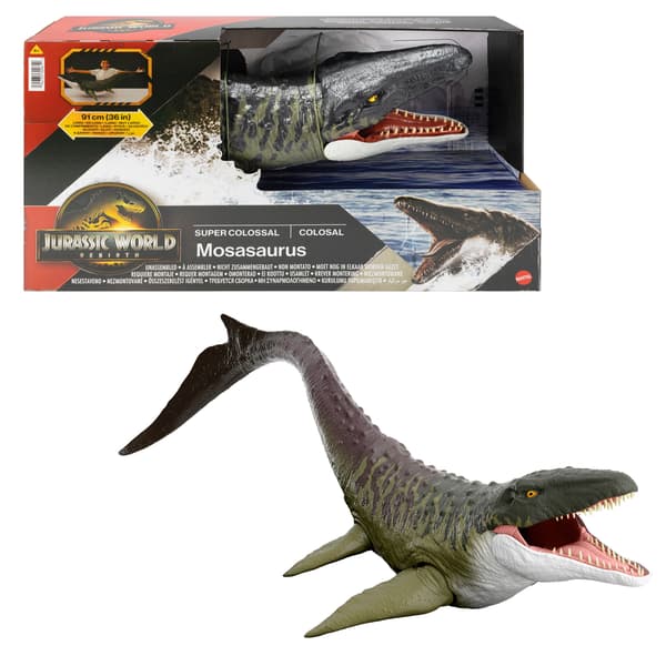 Mattel Jurassic World Giant Mosasaurus JGB51