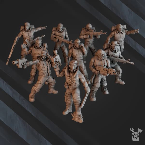 Green Hell Division Infantry Squad x10 DakkaDakka