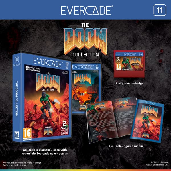 The Doom Collection for Evercade – CARTRIDGE