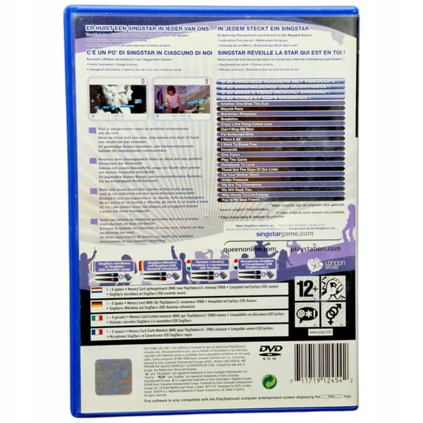 PS2 – SINGSTAR QUEEN – PS2 PlayStation 2 (PS2) boxed