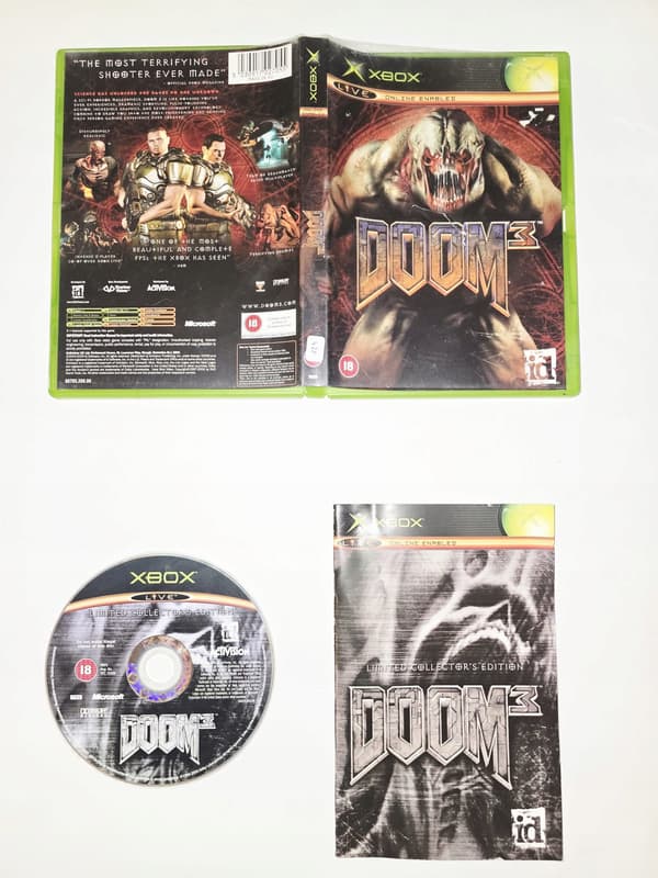 DOOM MICROSOFT XBOX 3XA