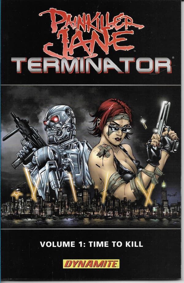 Dynamite Painkiller Jane vs Terminator Comic Book Vol. 1, 2008, in English