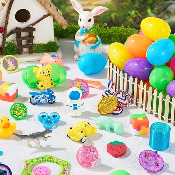 96X EGG TO OPEN WITH A SURPRISE TOY – EASTER GIFT FOR CHILDREN