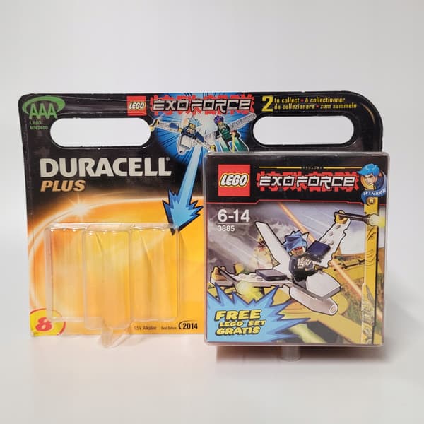 Lego Exo Force Duracell Collaboration 3885 AAA minifigure MISB 2007