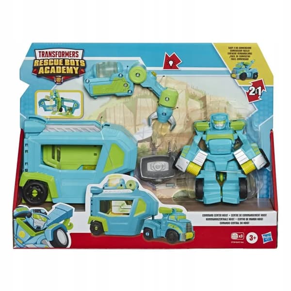 ROBOT Transformers CAR AND TRAILER Hoist Rescue Bots Command Centre