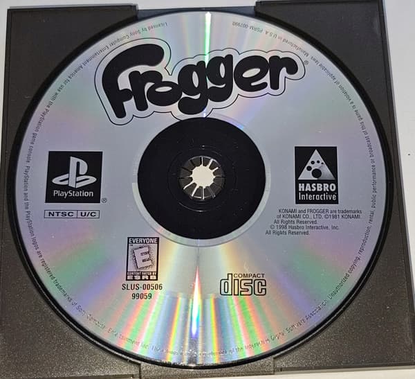 Frogger for PlayStation (PSX) NTSC-U/C. DISC ONLY.
