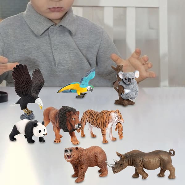Animal model Figurine Play set Develops cognitive skills Desk decoration