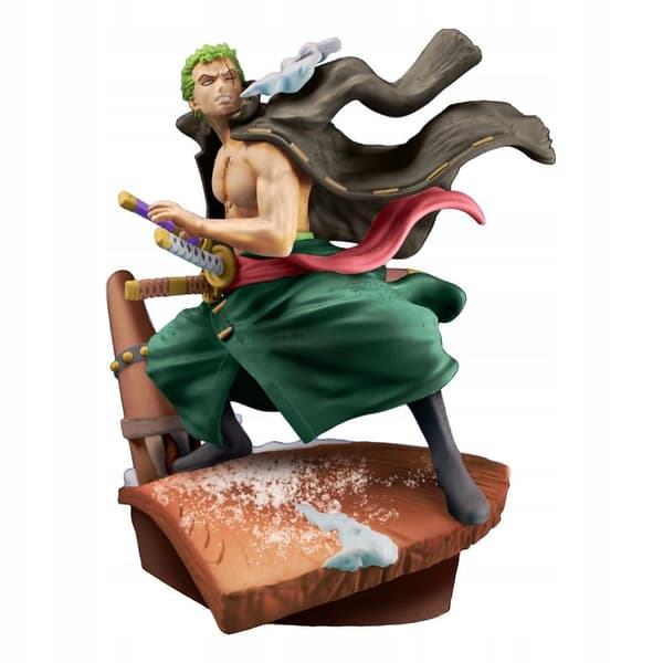 // One Piece Petitrama PVC Mini Statue Logbox Re Birth Egghead Set 9 cm