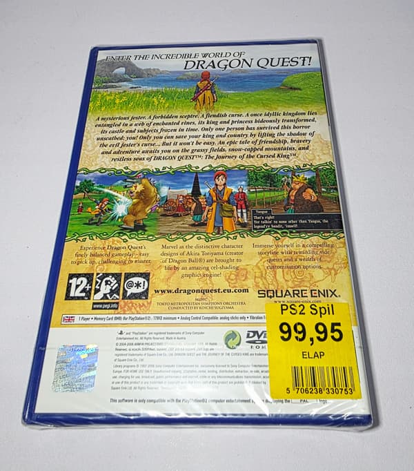 DRAGON QUEST PS2 – NEW – SEALED –
