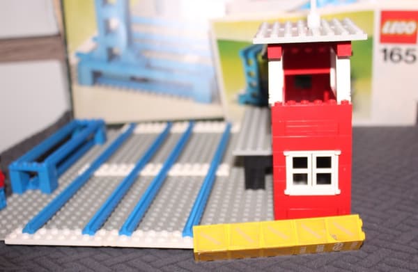 CITY TOWN LEGO TRAIN 165 BOX INSTRUCTIONS Cargo Station SET