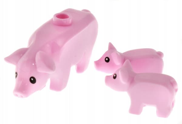 LEGO animals: a pig and piglets / small animals