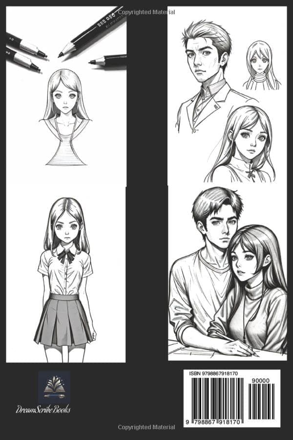 ANIME MANGA SKETCHBOOK: With illustrations