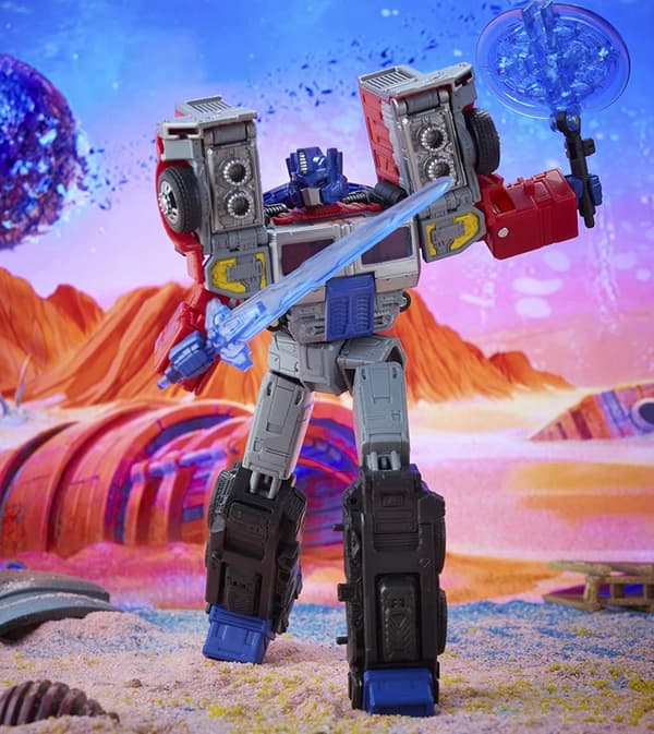 Transformers Legacy Laser Optimus Prime figurine