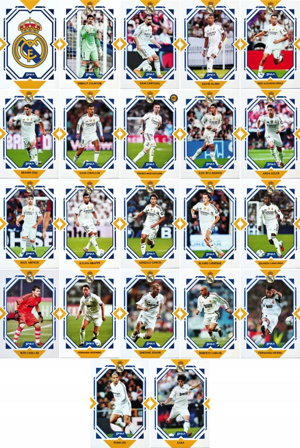 DAKA 2025/2026 vs REAL MADRID – 22-card set
