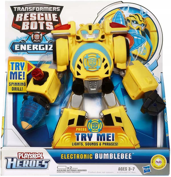 Electronic Bumblebee Transformers Bots Figurine