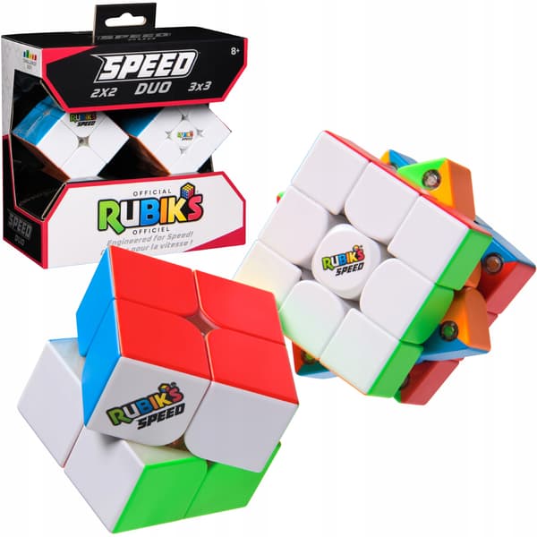RUBIK SPEED DUO RUBIK’S ORIGINAL 3x3 2x2 2-in-1 Set