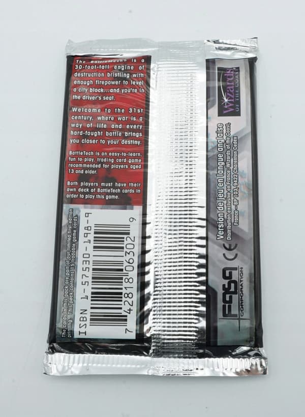 Battletech TCG Limited Booster Pack WOC 6302