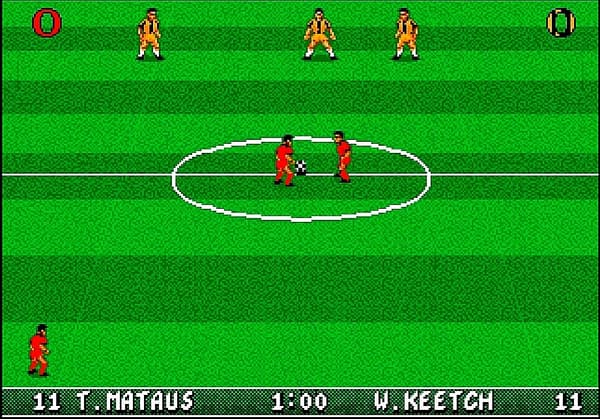 Striker – a game for the Sega Mega Drive.