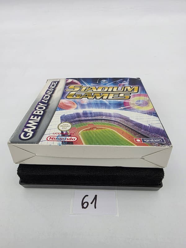 GAME BOY ADVANCE STADIUM GAMES – ORIGINAL CARDBOARD BOX