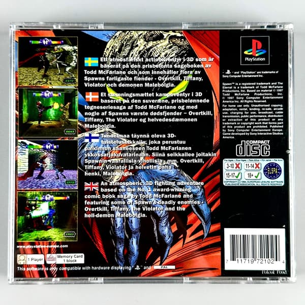 Spawn: The Eternal | PS1 | PSX | 3xA SET | PLAYSTATION 1