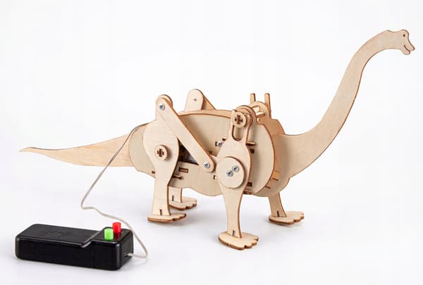 Wiky Brachiosaurus Dinosaur Kit for a battery-operated cable, ages 6+