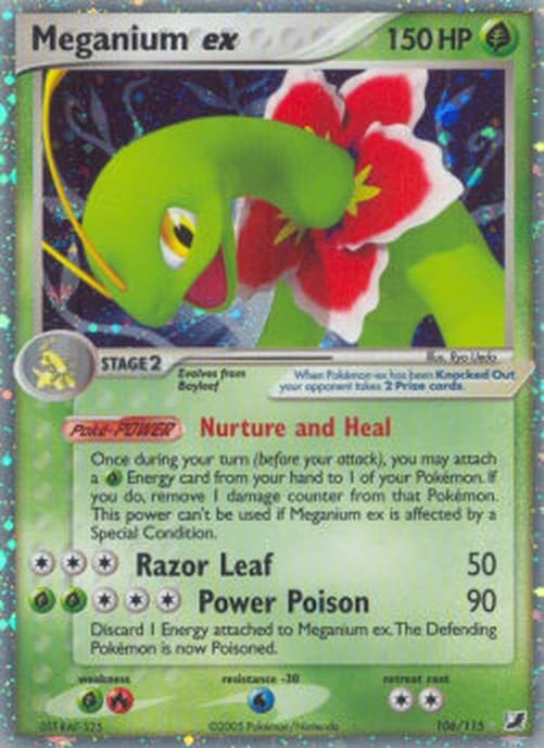 Pokemon Meganium ex