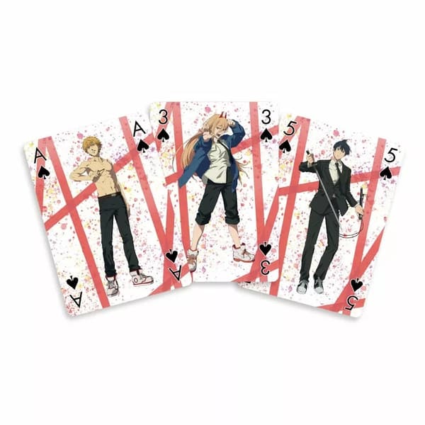 Chainsaw Man playing cards