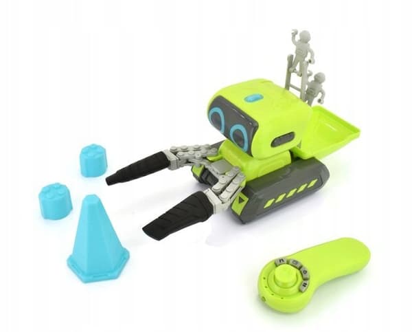 REMOTE-CONTROLLED ROBOT WITH ARMS, OPERATED BY AN INTERACTIVE R/C REMOTE CONTROL