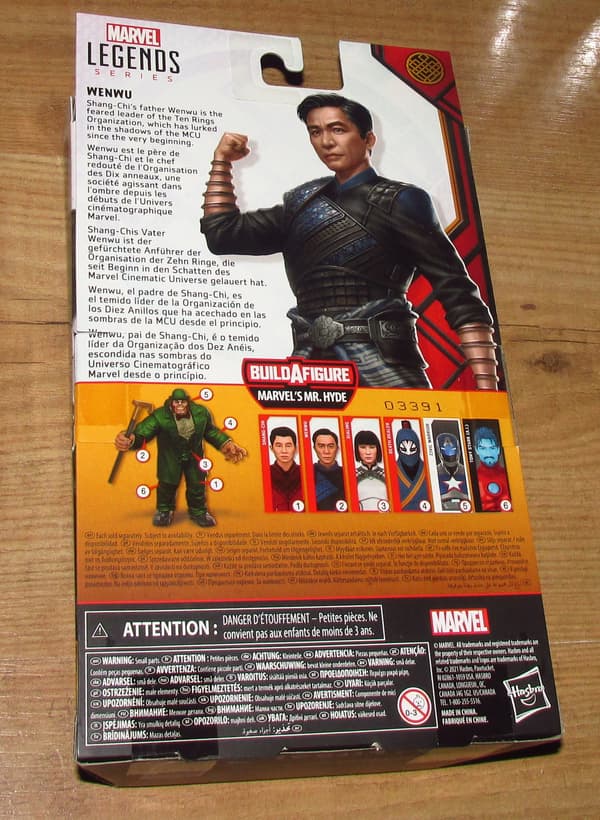 MARVEL LEGENDS SHANG-CHI: MR HYDE WENWU
