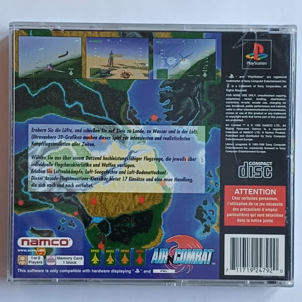 Air Combat, PlayStation, PS1