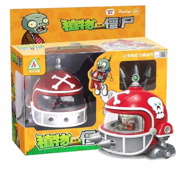 Plants vs. Zombies Space Zombie Robot PVZ | Interactive Figurine | Set