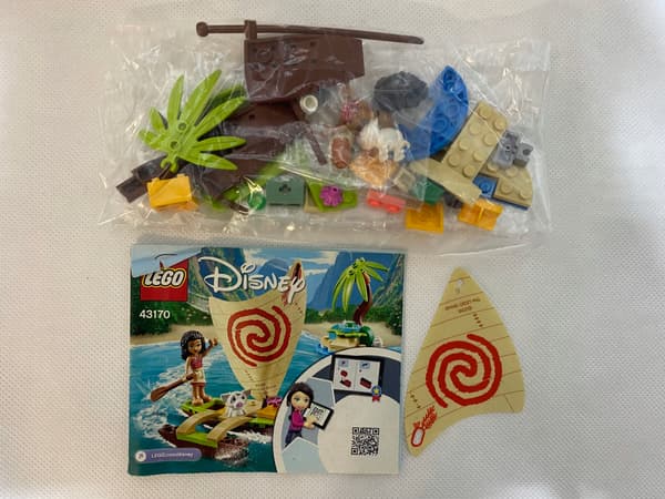 LEGO Disney 43170 Moana’s Ocean Adventure – SECOND-HAND, COMPLETE SET