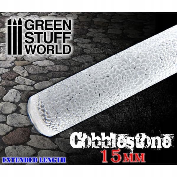 GSW 1625 ROLLING PIN - COBBLESTONE 15mm (dough rolling pin)