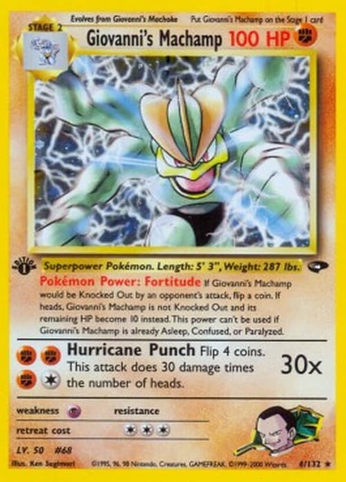 Pokemon Giovanni's Machamp