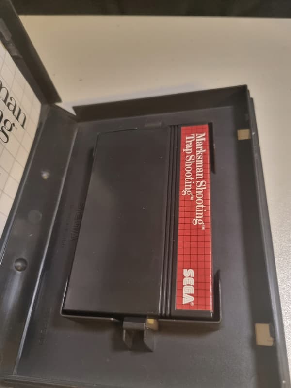 Marksman Shooting & Trap Shooting for SEGA MASTER SYSTEM, complete set (box and instruction manual)