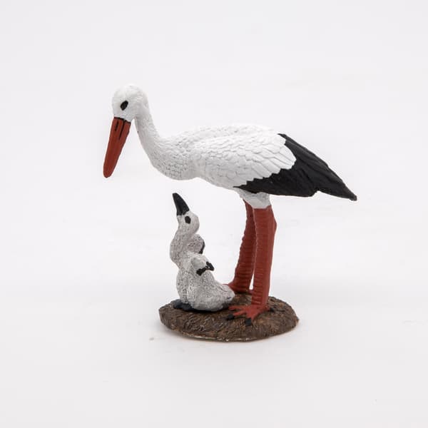 STORK WITH A CHICK [FIGURINE]