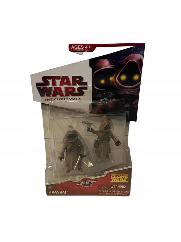 G293 HASBRO STAR WARS THE CLONE WARS JAWA x 2