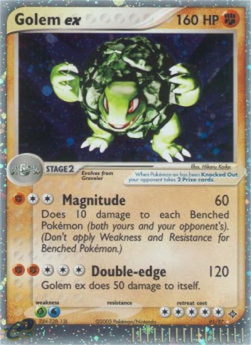 Pokemon Golem ex
