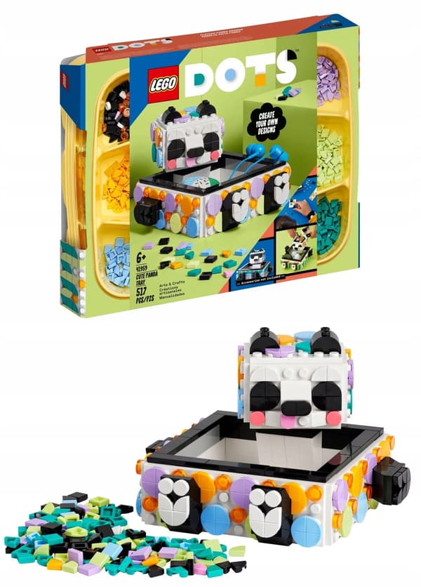 LEGO Dots 41959 Container with a cute panda