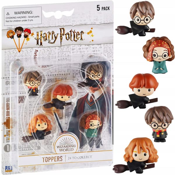 Harry Potter Figurine Pencil Caps Set