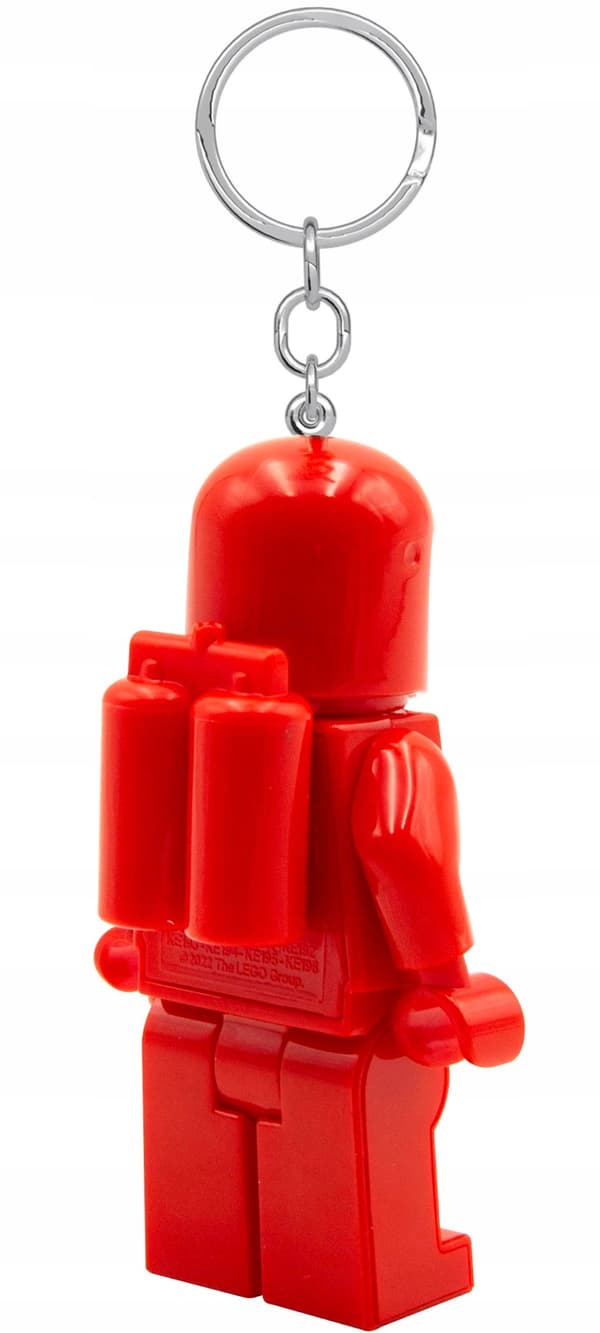 LEGO LED TORCH KEYRING – SPACE CLASSIC ASTRONAUT – RED + GIFT BAG