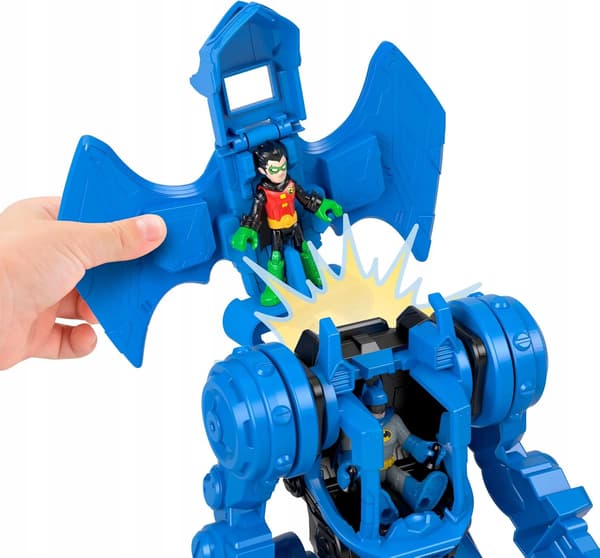 DC SUPER FRIENDS BATMAN ROBOT COMMAND CENTRE SET + 2 FIGURES HML02