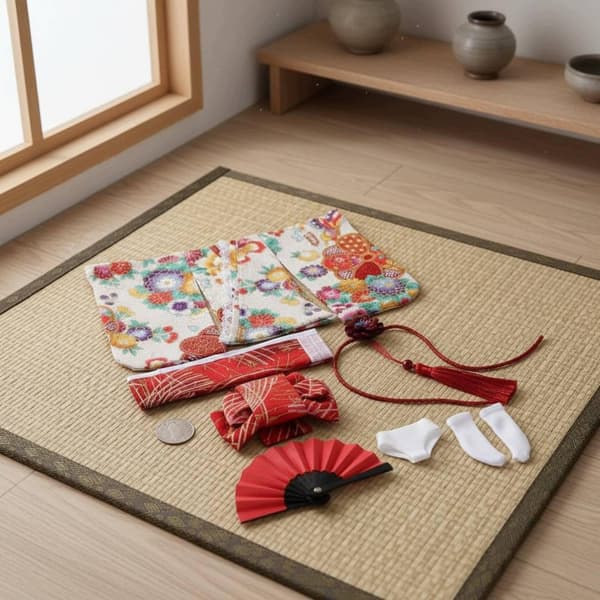 Kimono Costume Doll, Short C
